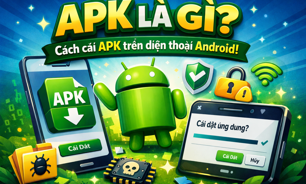 APK là gì? Cách cài file APK trên điện thoại Android chi tiết từ A-Z