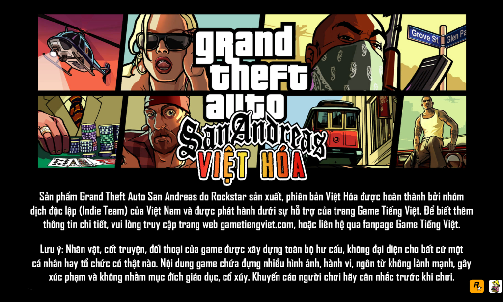 GTA San Andreas Việt Hóa Cho PC